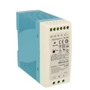 منبع تغذیه سوئیچینگ 24 ولت 2.5 آمپر ریلی پاوران MDR-60-24
