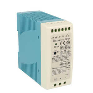 منبع تغذیه سوئیچینگ 24 ولت 5 آمپر ریلی پاوران MDR-60-12